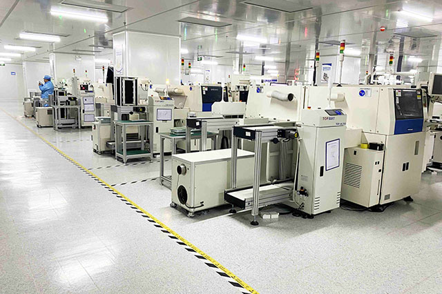 贴片电子厂SMT生产线生产流程​